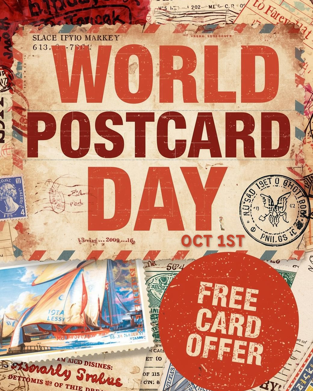 Free Postcard - Use code 'FREECARD' at checkout.