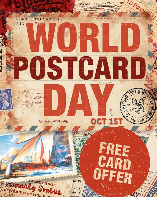 Free Postcard - Use code 'FREECARD' at checkout.